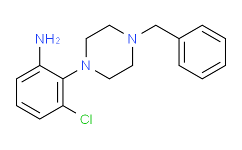 CAS No. 937604-07-4, 2-(4-Benzylpiperazin-1-yl)-3-chloroaniline