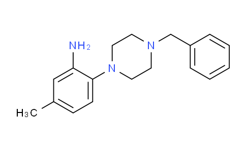 CAS No. 946719-49-9, 2-(4-Benzylpiperazin-1-yl)-5-methylaniline