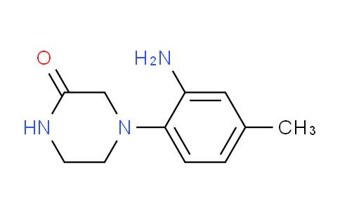 CAS No. 1097785-67-5, 4-(2-Amino-4-methylphenyl)piperazin-2-one