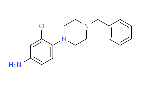 CAS No. 55403-32-2, 4-(4-Benzylpiperazin-1-yl)-3-chloroaniline