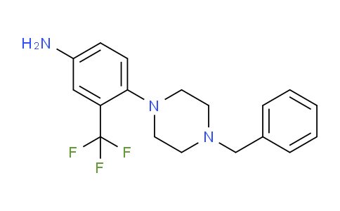 CAS No. 946719-23-9, 4-(4-Benzylpiperazin-1-yl)-3-(trifluoromethyl)aniline