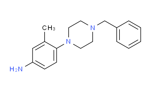 CAS No. 1097161-95-9, 4-(4-Benzylpiperazin-1-yl)-3-methylaniline