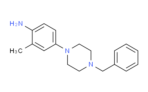 CAS No. 864932-62-7, 4-(4-Benzylpiperazin-1-yl)-2-methylaniline