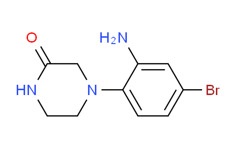 CAS No. 1016845-08-1, 4-(2-Amino-4-bromophenyl)piperazin-2-one