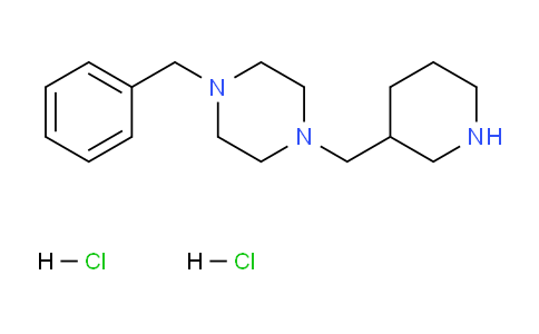 CAS No. 1220029-85-5, 1-Benzyl-4-(piperidin-3-ylmethyl)piperazine dihydrochloride