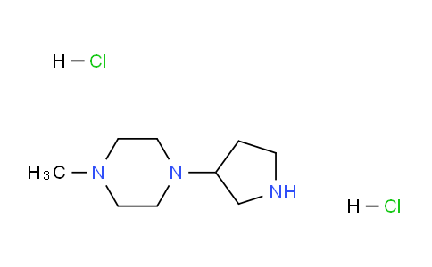 CAS No. 1219980-00-3, 1-Methyl-4-(pyrrolidin-3-yl)piperazine dihydrochloride