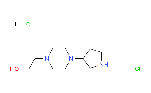 CAS No. 1220020-39-2, 2-(4-(Pyrrolidin-3-yl)piperazin-1-yl)ethanol dihydrochloride