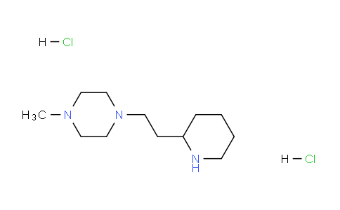 CAS No. 1220021-54-4, 1-Methyl-4-(2-(piperidin-2-yl)ethyl)piperazine dihydrochloride