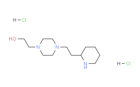 CAS No. 1219960-68-5, 2-(4-(2-(Piperidin-2-yl)ethyl)piperazin-1-yl)ethanol dihydrochloride