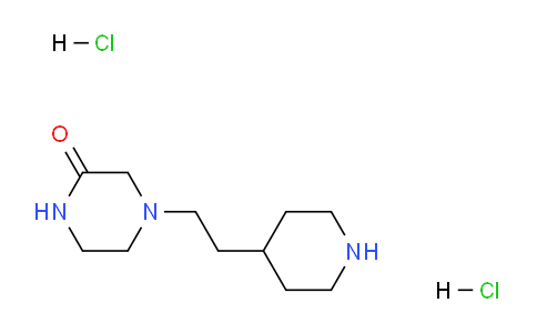 CAS No. 1219957-79-5, 4-(2-(Piperidin-4-yl)ethyl)piperazin-2-one dihydrochloride