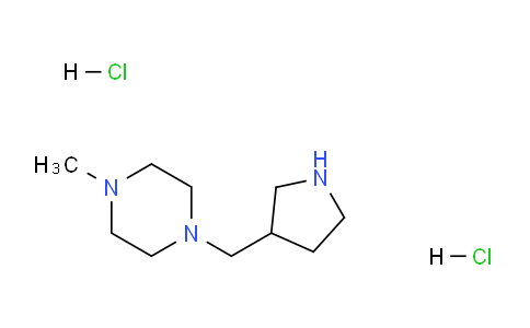 CAS No. 1219957-83-1, 1-Methyl-4-(pyrrolidin-3-ylmethyl)piperazine dihydrochloride