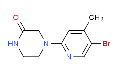 CAS No. 1219961-02-0, 4-(5-Bromo-4-methylpyridin-2-yl)piperazin-2-one