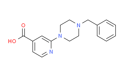 CAS No. 1019373-73-9, 2-(4-Benzylpiperazin-1-yl)isonicotinic acid