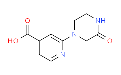 CAS No. 1019323-66-0, 2-(3-Oxopiperazin-1-yl)isonicotinic acid