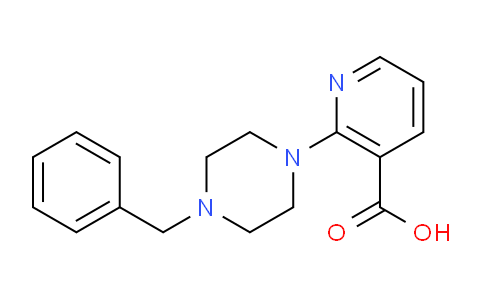 CAS No. 247117-48-2, 2-(4-Benzylpiperazin-1-yl)nicotinic acid