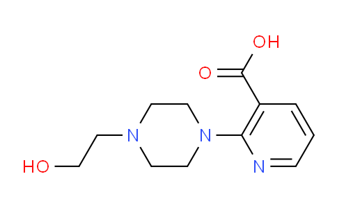CAS No. 111855-51-7, 2-(4-(2-Hydroxyethyl)piperazin-1-yl)nicotinic acid