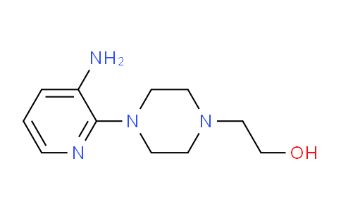 CAS No. 1082137-86-7, 2-(4-(3-Aminopyridin-2-yl)piperazin-1-yl)ethanol