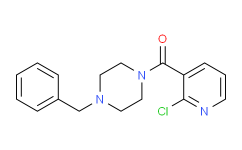 CAS No. 544428-67-3, (4-Benzylpiperazin-1-yl)(2-chloropyridin-3-yl)methanone