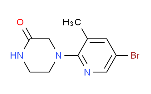 CAS No. 1219968-05-4, 4-(5-Bromo-3-methylpyridin-2-yl)piperazin-2-one