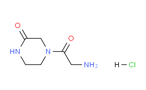 CAS No. 1220017-06-0, 4-(2-Aminoacetyl)piperazin-2-one hydrochloride