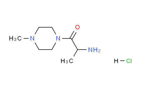 CAS No. 1236254-86-6, 2-Amino-1-(4-methylpiperazin-1-yl)propan-1-one hydrochloride