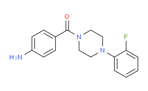 CAS No. 885949-71-3, (4-Aminophenyl)(4-(2-fluorophenyl)piperazin-1-yl)methanone
