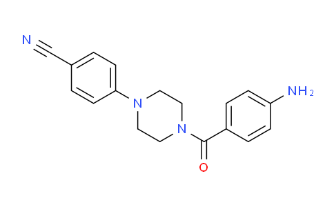 MC733563 | 885949-73-5 | 4-(4-(4-Aminobenzoyl)piperazin-1-yl)benzonitrile