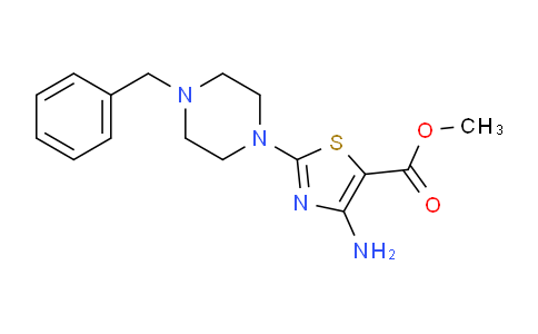 CAS No. 343375-51-9, Methyl 4-amino-2-(4-benzylpiperazin-1-yl)thiazole-5-carboxylate