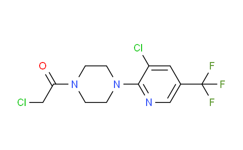 CAS No. 260553-15-9, 2-Chloro-1-(4-(3-chloro-5-(trifluoromethyl)pyridin-2-yl)piperazin-1-yl)ethanone