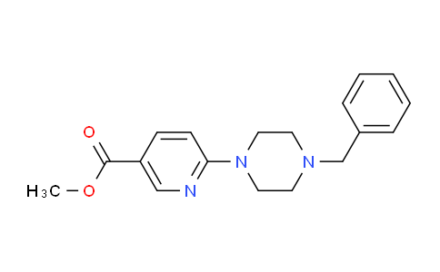 CAS No. 132521-74-5, Methyl 6-(4-benzylpiperazin-1-yl)nicotinate