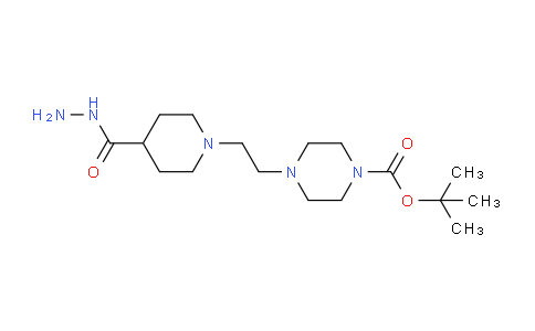 CAS No. 874831-75-1, tert-Butyl 4-(2-(4-(hydrazinecarbonyl)piperidin-1-yl)ethyl)piperazine-1-carboxylate
