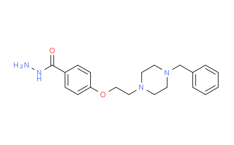 CAS No. 937604-10-9, 4-(2-(4-Benzylpiperazin-1-yl)ethoxy)benzohydrazide