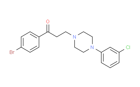 CAS No. 952182-60-4, 1-(4-Bromophenyl)-3-(4-(3-chlorophenyl)piperazin-1-yl)propan-1-one