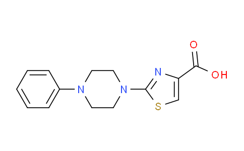 CAS No. 952182-67-1, 2-(4-Phenylpiperazin-1-yl)thiazole-4-carboxylic acid