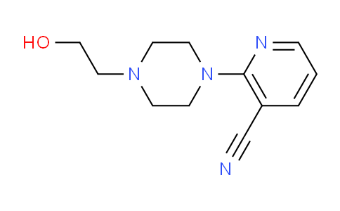 CAS No. 1017782-85-2, 2-(4-(2-Hydroxyethyl)piperazin-1-yl)nicotinonitrile