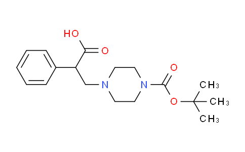 CAS No. 367501-40-4, 3-(4-(tert-Butoxycarbonyl)piperazin-1-yl)-2-phenylpropanoic acid