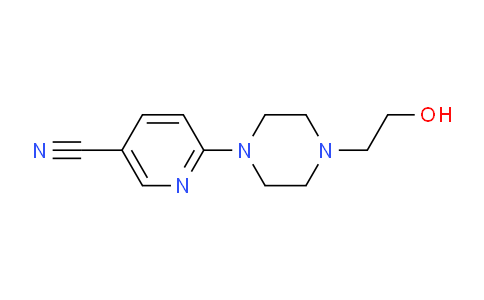CAS No. 1017782-95-4, 6-(4-(2-Hydroxyethyl)piperazin-1-yl)nicotinonitrile