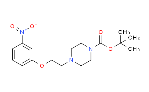 CAS No. 1135283-71-4, tert-Butyl 4-(2-(3-nitrophenoxy)ethyl)piperazine-1-carboxylate