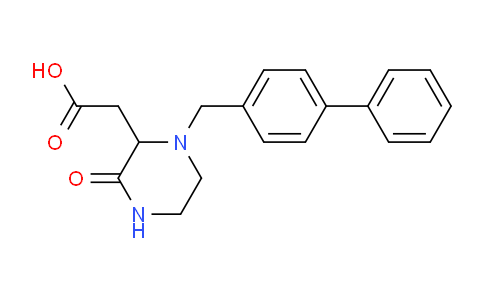 CAS No. 1023919-66-5, 2-(1-([1,1'-Biphenyl]-4-ylmethyl)-3-oxopiperazin-2-yl)acetic acid