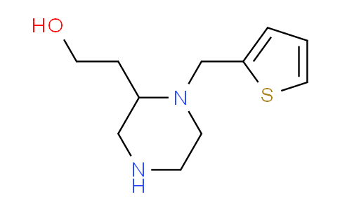CAS No. 1201633-50-2, 2-(1-(Thiophen-2-ylmethyl)piperazin-2-yl)ethanol