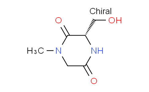 CAS No. 155225-26-6, (S)-3-(Hydroxymethyl)-1-methylpiperazine-2,5-dione