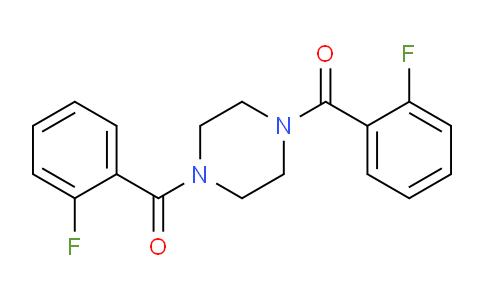 CAS No. 304510-78-9, Piperazine-1,4-diylbis((2-fluorophenyl)methanone)