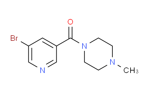 CAS No. 342013-83-6, (5-Bromopyridin-3-yl)(4-methylpiperazin-1-yl)methanone