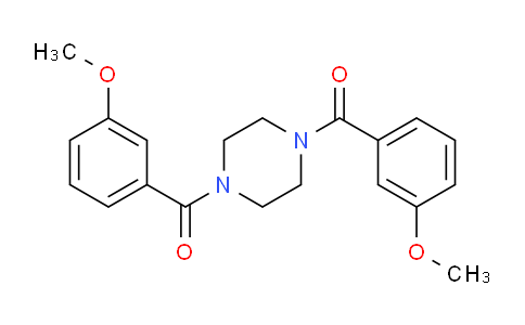 CAS No. 324776-83-2, Piperazine-1,4-diylbis((3-methoxyphenyl)methanone)