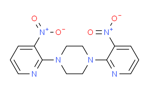 CAS No. 5086-48-6, 1,4-Bis(3-nitropyridin-2-yl)piperazine