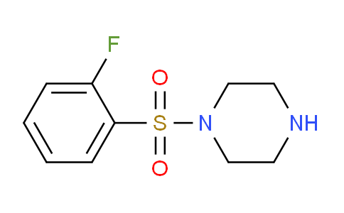 CAS No. 565166-33-8, 1-(2-Fluoro-benzenesulfonyl)-piperazine