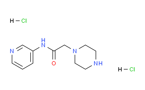 CAS No. 827614-57-3, 2-(Piperazin-1-yl)-N-(pyridin-3-yl)acetamide dihydrochloride