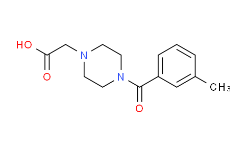CAS No. 705941-42-0, [4-(3-Methyl-benzoyl)-piperazin-1-yl]-acetic acid