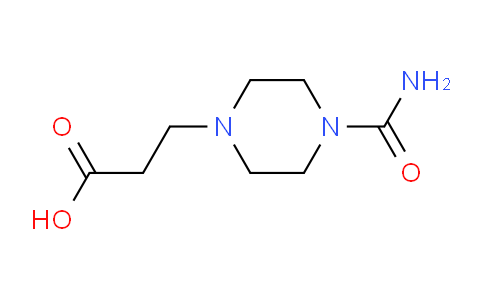 CAS No. 705941-74-8, 3-(4-Carbamoylpiperazin-1-yl)propanoic acid