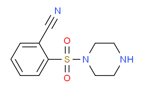 CAS No. 743440-24-6, 2-(Piperazin-1-ylsulfonyl)benzonitrile